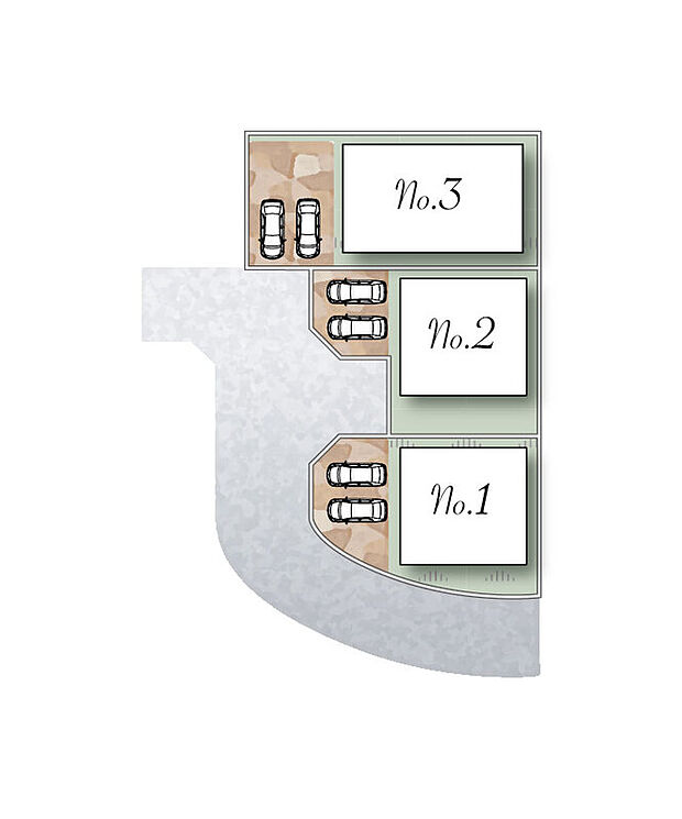 全3区画敷地面積約35坪~40坪迄!!
