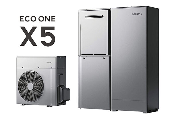 【【エアバブルテクノロジー搭載モデル「ECO ONE X5」】】トップクラスの省エネ性でガスと電気を使い分けるハイブリッド給湯器。ランニングコストを大幅に抑え、停電や災害時にも強いレジリエンス性能を誇ります。