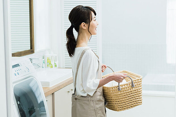 【【快適動線】】水まわりの移動がラクなプランニングを実現。家事がスムーズになり時間にゆとりが生まれます。※号棟により採用状況が異なります。※画像はイメージです。