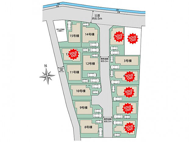 日野市宮15棟 区画図