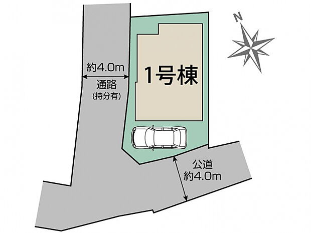 東村山市諏訪町1丁目3期1棟 区画図