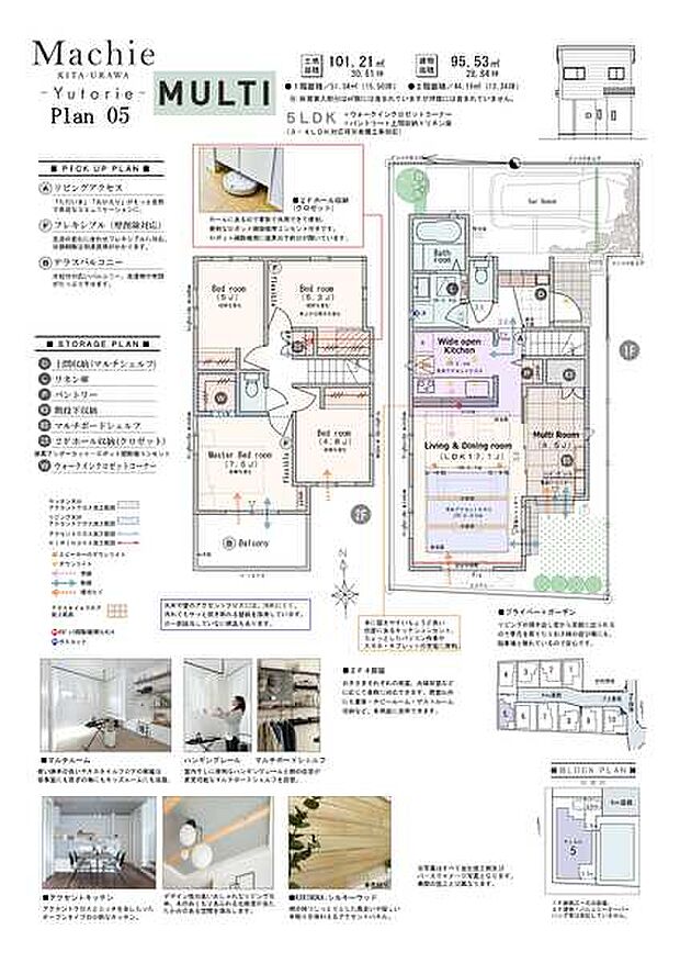 5LDK(3.4LKD対応可※有償工事)+ウォークインクロゼットコーナー+パントリー+土間収納+リネン庫