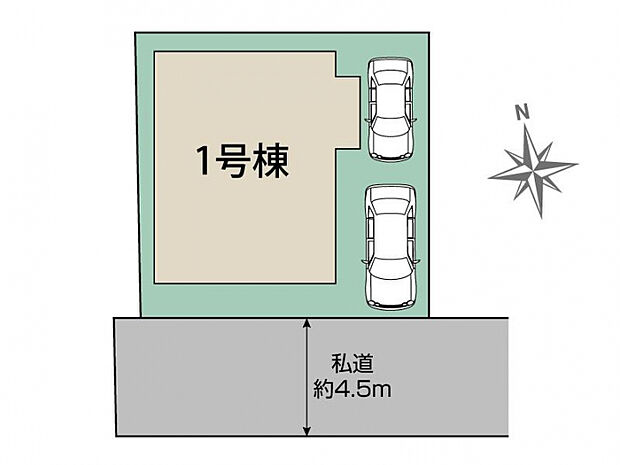 横浜市戸塚区汲沢6丁目1棟 区画図