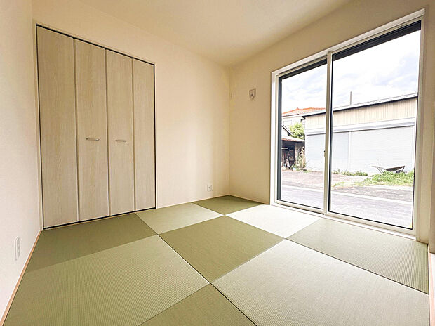 【1号棟　和室】急な来客にも対応でき客室間としても使える和室