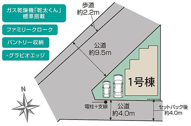 藤沢市羽鳥5丁目1棟 区画図