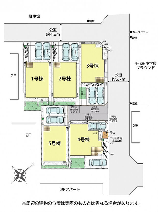 坂戸市千代田2丁目5期5棟 区画図