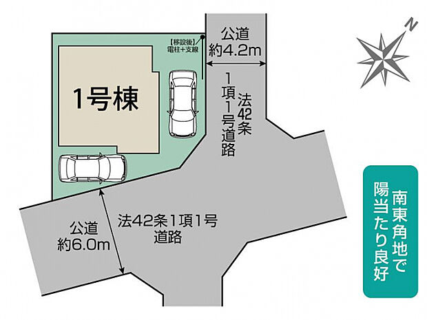 川越市今福1棟 区画図