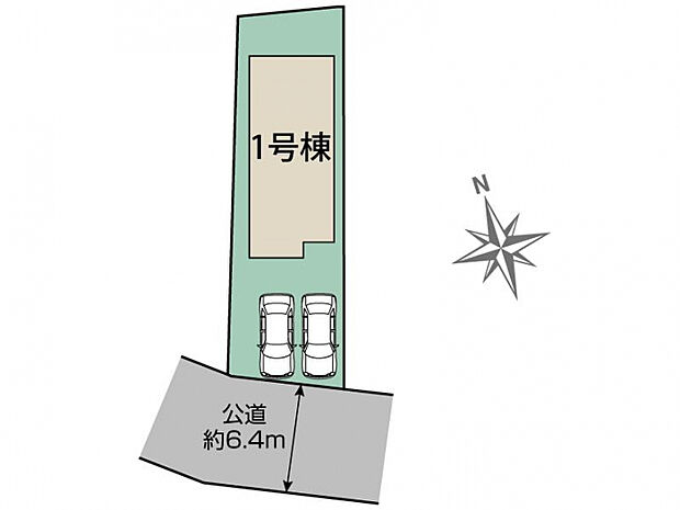 東松山市松本町1丁目1棟 区画図