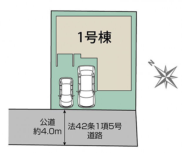 川越市旭町3丁目2期1棟 区画図