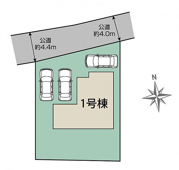 島田市中河町1棟 区画図