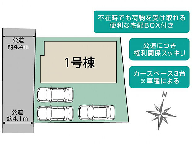 藤枝市高岡4丁目1棟 区画図