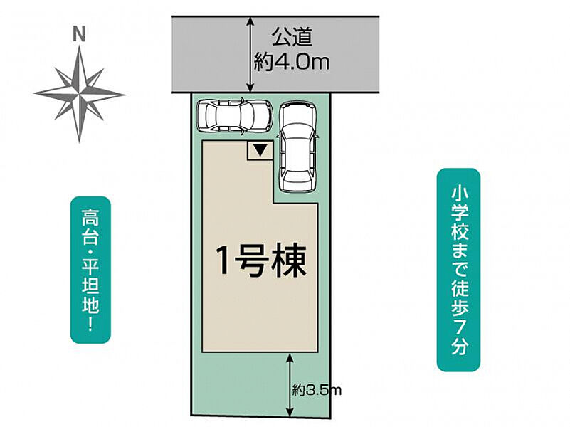 松戸市金ケ作1棟 区画図