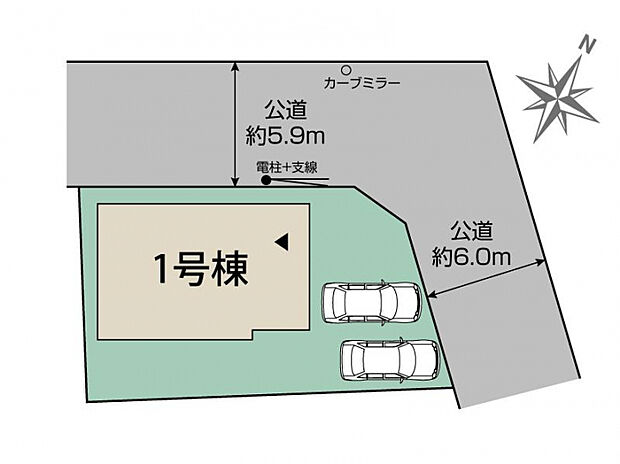 鎌ケ谷市東鎌ヶ谷3丁目1棟 区画図