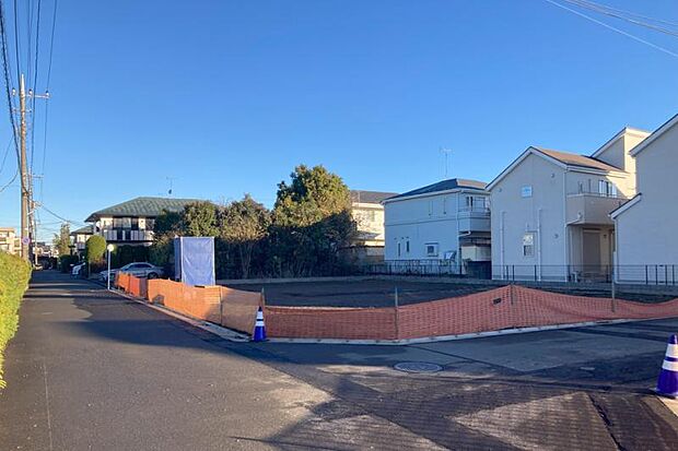 A街区土地全景1（撮影_2025年12月）全11区画　34坪以上の分譲地※販売済区画を含む場合がございます。最新の販売状況は区画図等をご参照下さい。