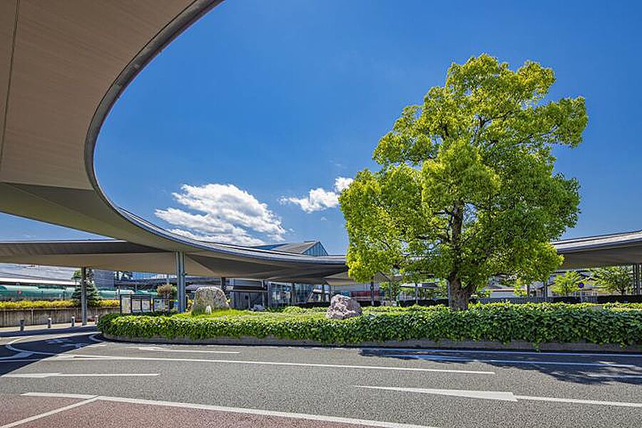 【車・交通】JR中央本線「竜王」駅　北口ロータリー