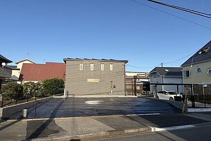 No.1_土地2（撮影_2026年9月）幅員10m超の前面道路に面した区画。開放感のある住環境が魅力です。 