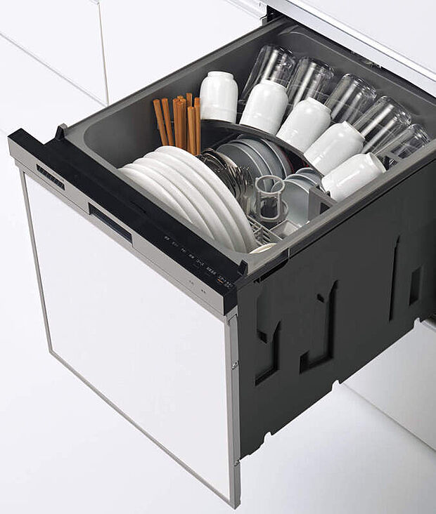 【3LDK】家事時短につなげる食洗機搭載!手洗いでは不可能な高温のお湯で洗浄し、油汚れもキレイに落とします♪