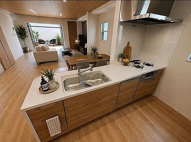 施工例 革新的なデザインと優れた機能性は毎日欠かせないキッチンワークに歓びをプラス