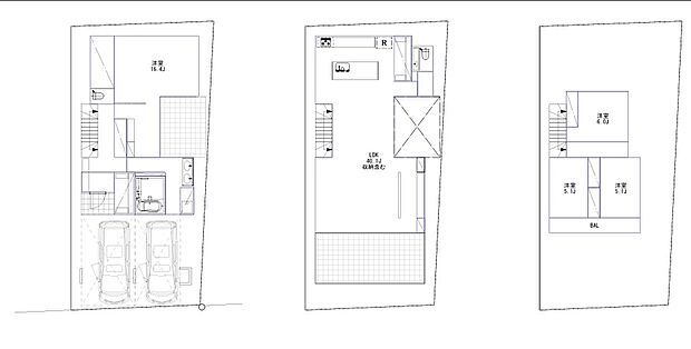 【建物参考プラン】土地価格14,990万円 建物参考プラン価格7,000万円(税込) 総額21,990万円(税込) 土地面積約約138.02m2 建物面積約198.96m2(車庫面積約22.82m2含む)
