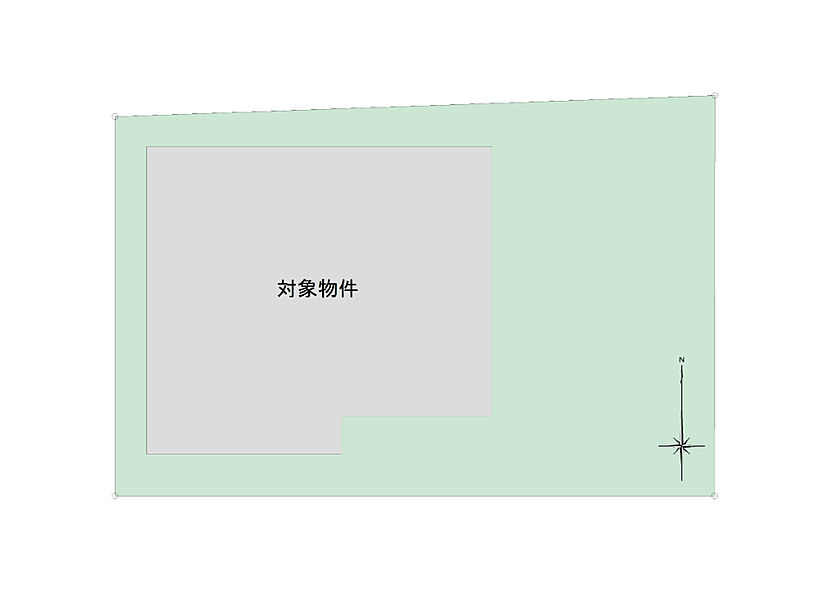 【1号棟 区画図】
間口が広く開放的。幅員6m以上の道路に面しお車でのすれ違いや駐車もスムーズにできますね。