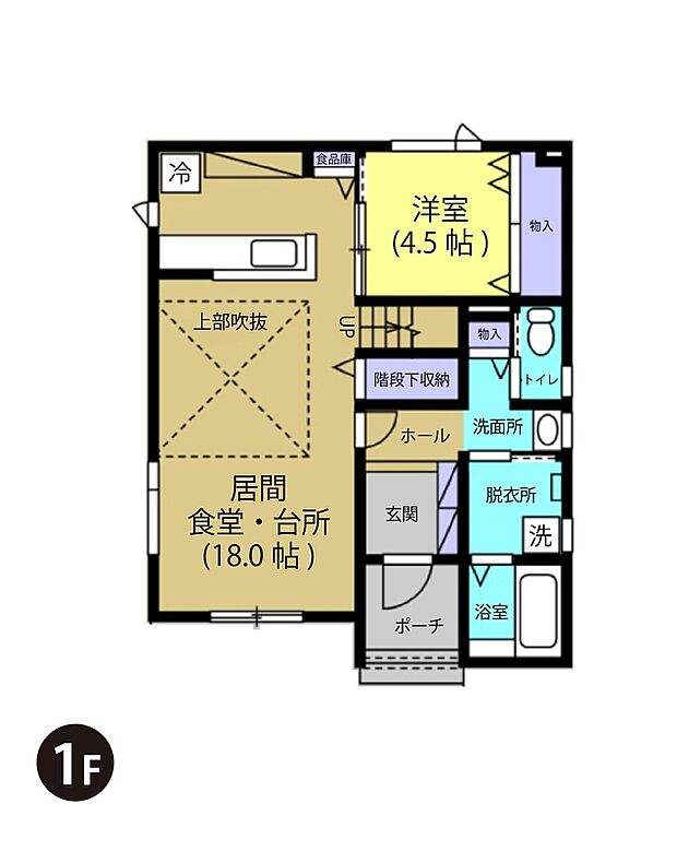 【【建物プラン例】】建物面積 105.17m2
建物価格 2230万円
※杭工事、分水工事、諸費用別途
※設計プランの参考一例であって、当該プランの採用可否は任意です。