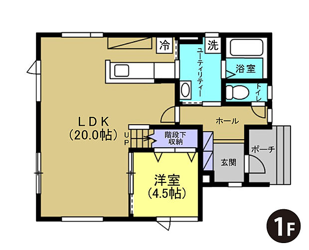 【【建築プラン例】】建物面積：112.21m2
建物代金：2750万円(税込)
※杭工事、分水工事、諸費用別途
※設計プランの参考一例であって、当該プランの採用可否は任意です。