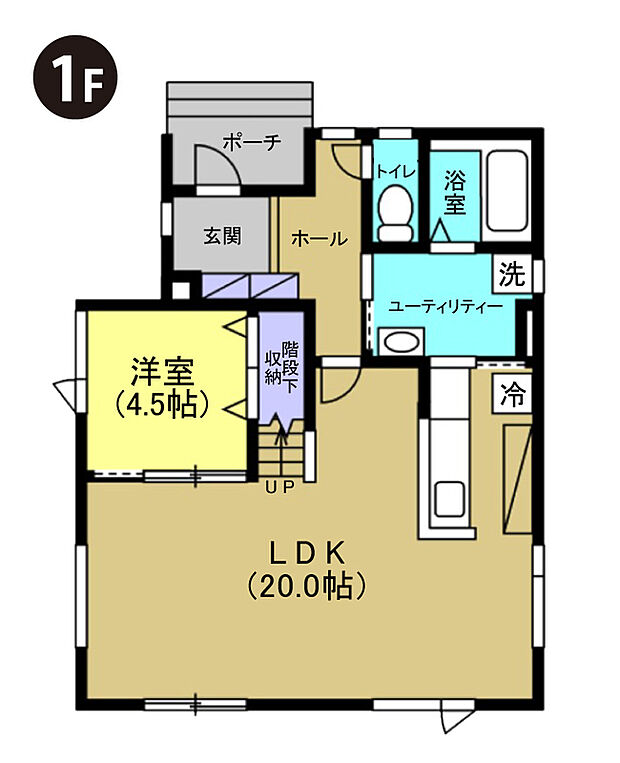 【【建築プラン例】】建物面積:112.21m2
建物代金:2750万円(税込)
※杭工事、分水工事、諸費用別途
※設計プランの参考一例であって、当該プランの採用可否は任意です。