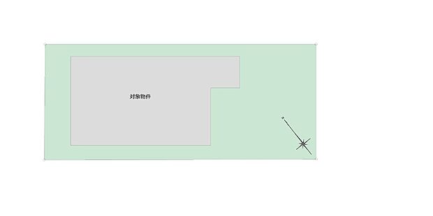 【3LDK】約37坪のゆとりある敷地が魅力です。建築後の生活もしやすい平坦地な整形地となっております。