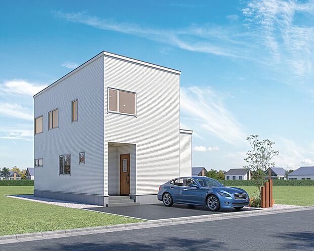 【【3号地 建築プラン例】】建物面積：106.00m2
建物代金：2630万円(税込)
※杭工事、分水工事、諸費用別途
※設計プランの参考一例であって、当該プランの採用可否は任意です。