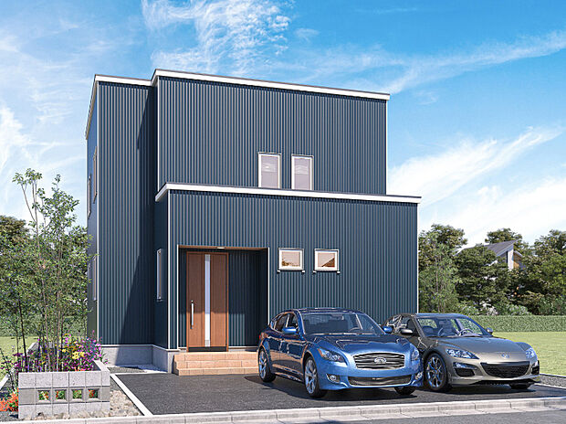 【【建築プラン例】】建物面積：112.21m2
建物代金：2750万円(税込)
※杭工事、分水工事、諸費用別途
※設計プランの参考一例であって、当該プランの採用可否は任意です。