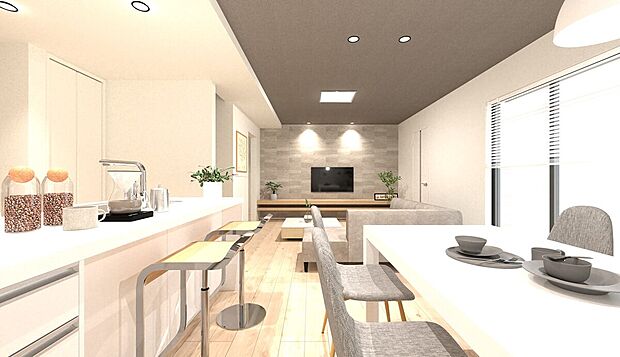 【No.1】陽だまりに包まれる18.7帖のLDK。毎日の暮らしにゆとりと心地よさを。