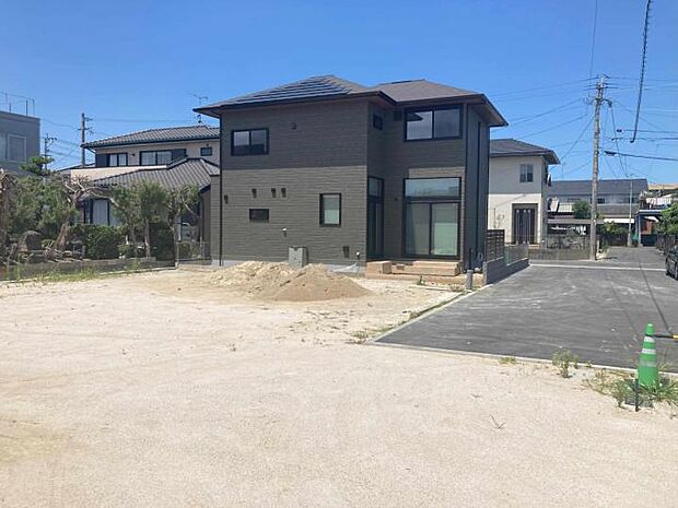 【3号地】3号地から全面道路に向かって撮影
