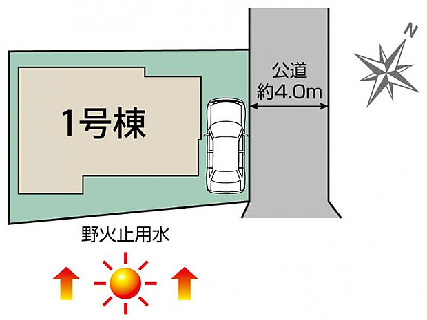 東村山市恩多町3丁目1棟 区画図