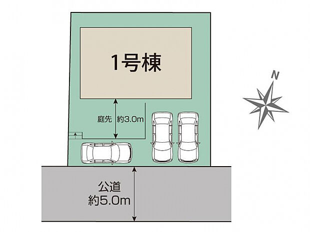 八王子市北野台2丁目1棟 区画図
