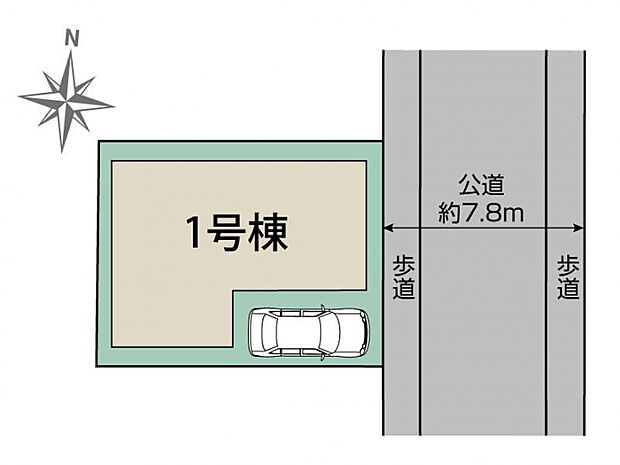 練馬区中村2丁目1棟 区画図