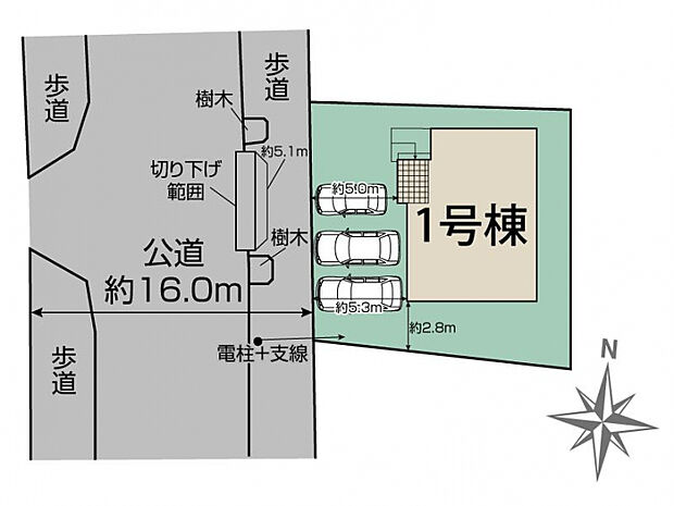 千葉市若葉区大宮台1丁目1棟 区画図