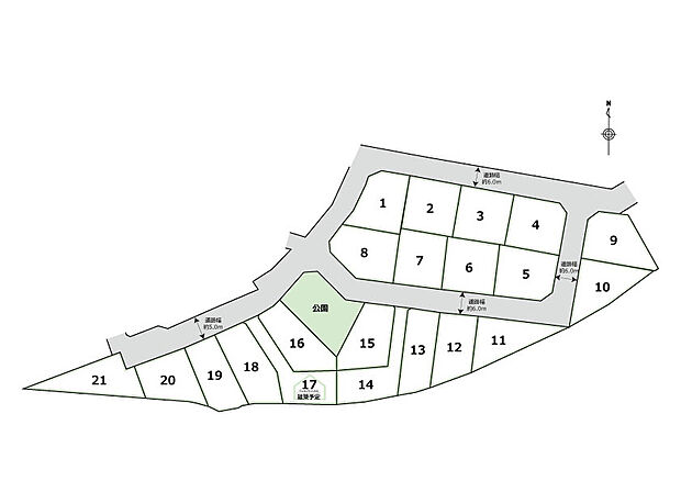 ※戸建住環境形成地区
※敷地面積:165m2以上
※外壁後退:1.0mの場合・・・建ぺい率40%・容積率80%
※外壁後退:1.5mの場合・・・建ぺい率50%・容積率80%