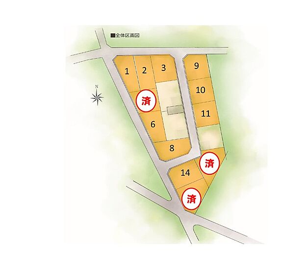 2,323万円 ~2,743万円
各区画の詳細はお問い合わせ先までご連絡ください。