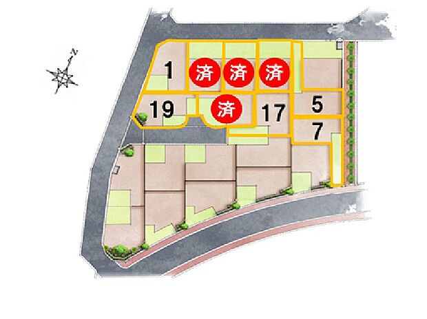 2,623万円 ~3,345万円
各区画の詳細は問い合わせ先までご連絡ください