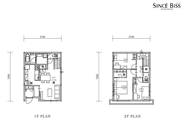 【参考間取り】3LDK＋WIC　※プランは一例です。暮らし方、建物の間口サイズ等要望に合わせて選択いただけます。※建売物件ではありません。