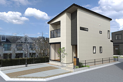 完成予想パース(1号棟)