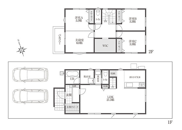 【4LDK+2S(玄関クローク/ウォークインクローゼット)】月々の支払い例
例1
頭金0円/変動金利0.80%/40年返済
ボーナス払い(年2回)149,238円
月々 約67,452円
例2
頭金0円/変動金利0.80%/40年返済
ボーナス払い(年2回)99,492円
月々 約75,731円