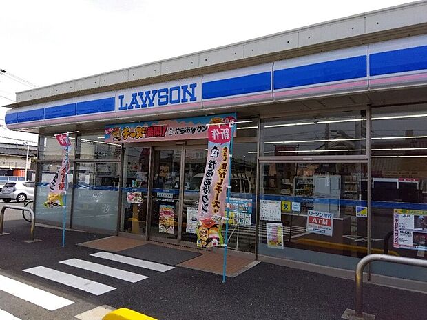 ローソンあま新居屋店（約477m）