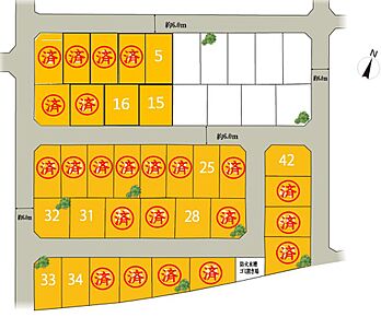 販売区画番号（5・15・16・17・25・26・28・31・32・33・34・42）【価格】1,850万円～2,700万円
【敷地面積（坪）】142.89m2（43.22坪）～147.81m2（44.71坪）
住宅街ながらも公園や緑地が多く、子育て世帯にも安心の環境です。 