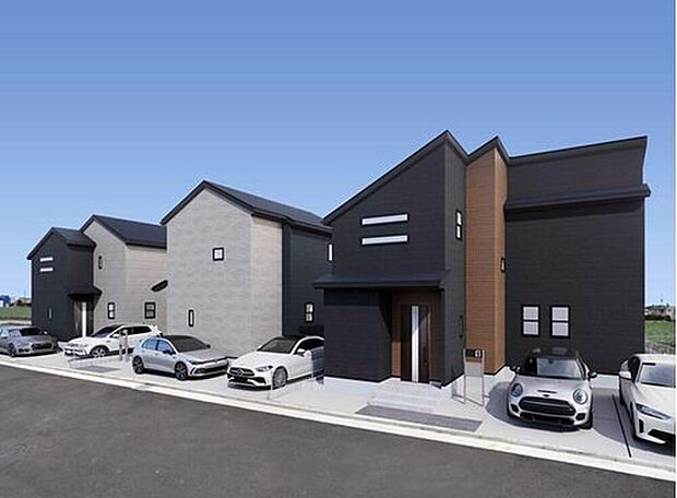 【 完成予想図(外観)】完成予想図の為、実際とは異なる場合がございます。