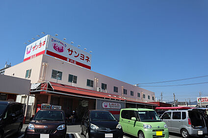サンヨネ豊川店 現地から1170m～1180m。(徒歩15分。(最長))