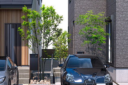 【季節を呼び込む植栽】