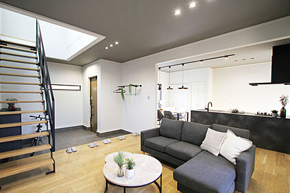 【当社施工例】土間のあるリビング