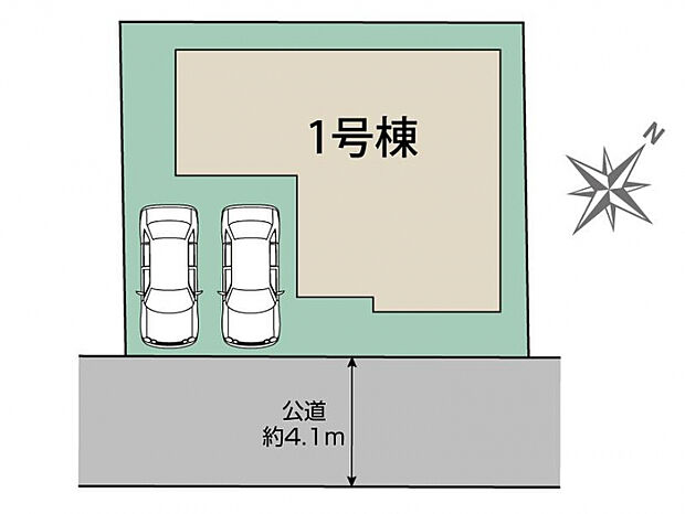 富士見市渡戸1丁目1棟 区画図