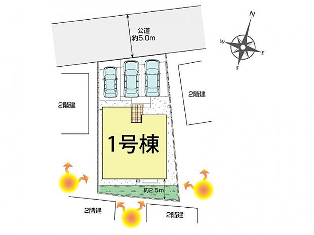 さいたま市西区西大宮4丁目1棟 区画図